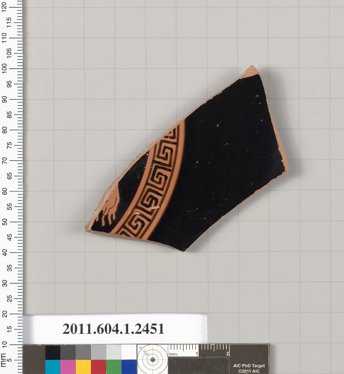 Terracotta fragment of a kylix (drinking cup) — Unknown