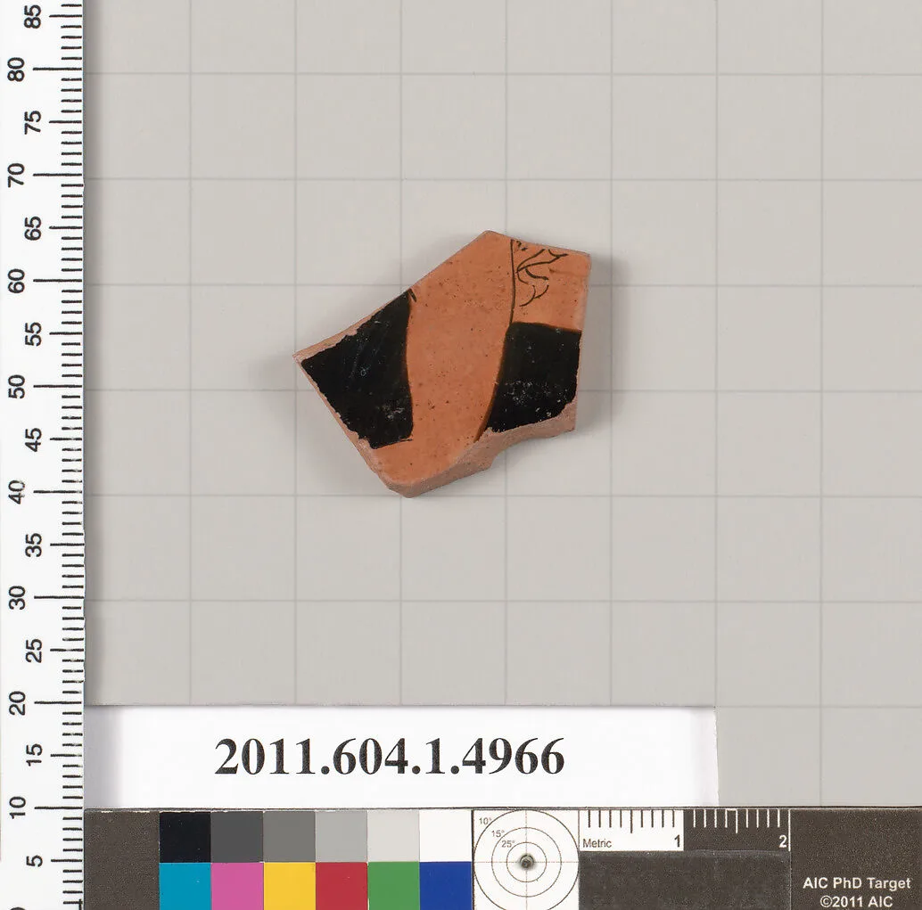 Terracotta fragment of a kylix (drinking cup) — Unknown