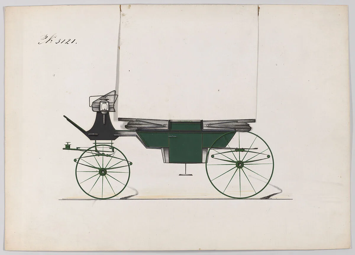 Design for Landau, No. 3121 — Brewster & Co.
