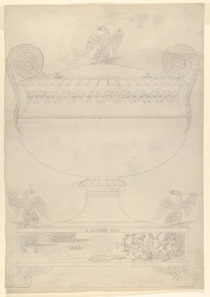 Design for a covered vase — Thomas Fletcher|Sidney Gardiner