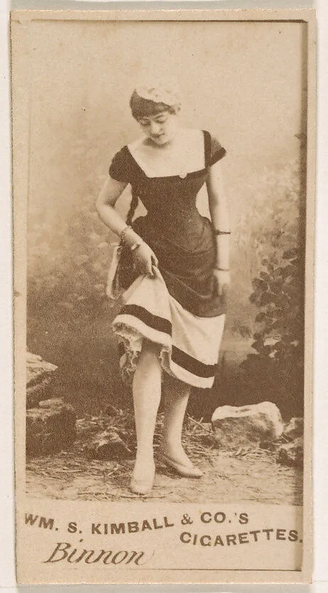 Miss Binnon, from the Actresses series (N203) issued by Wm. S. Kimball & Co. — William S. Kimball & Company