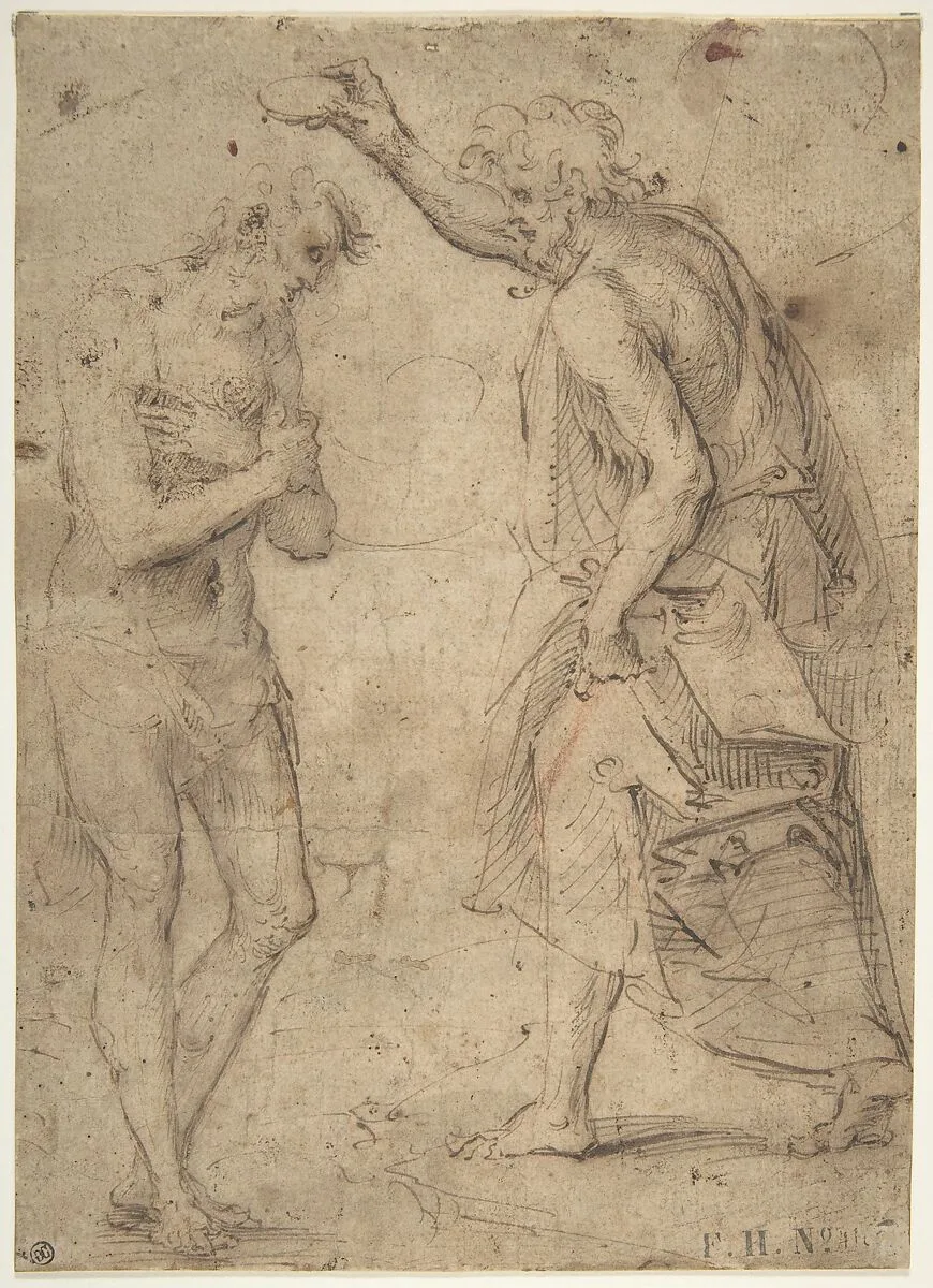 The Baptism of Christ — Moncalvo (Guglielmo Caccia)