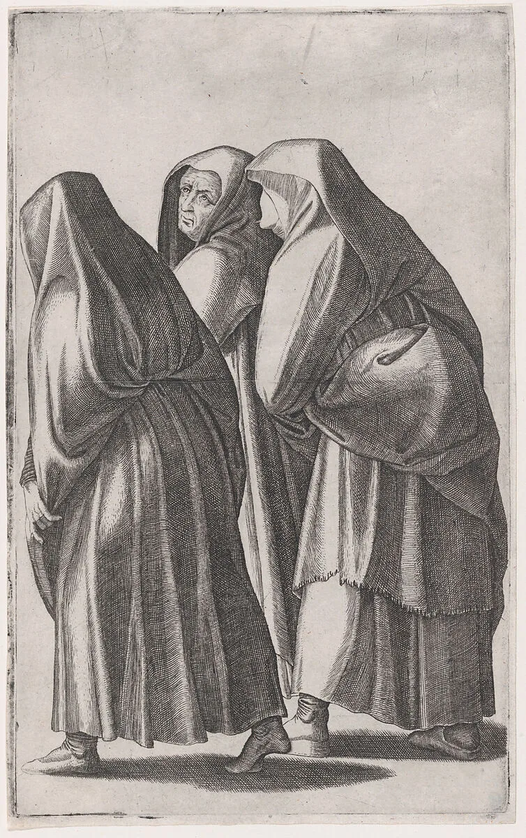 The three holy women going to the sepulchre — Raphael (Raffaello Sanzio or Santi)|Agostino Veneziano (Agostino dei Musi)
