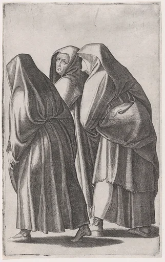 The three holy women going to the sepulchre