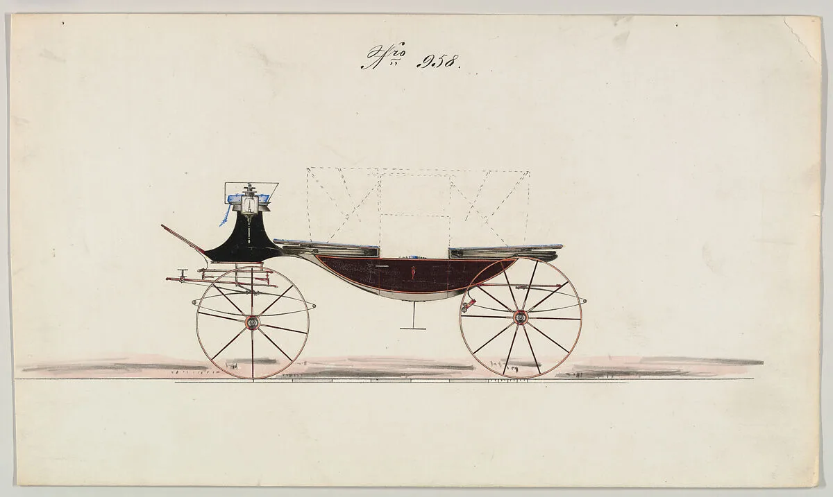 Design for Landau, no. 958 — Brewster & Co.