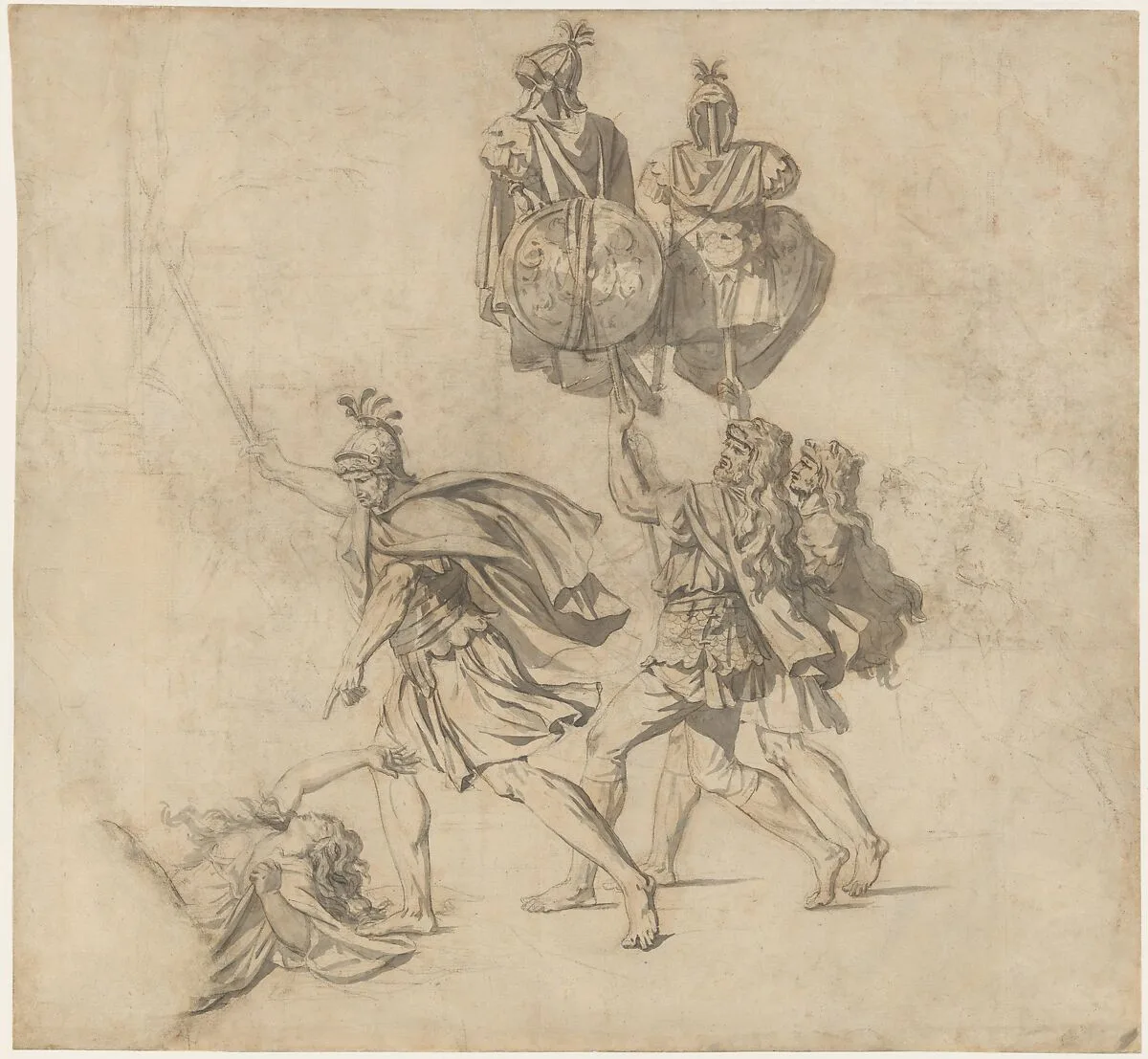 The Death of Camilla — Jacques Louis David