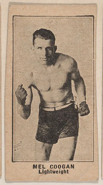 Mel Coogan, Lightweight, from Boxers strip cards (W580) — Unknown