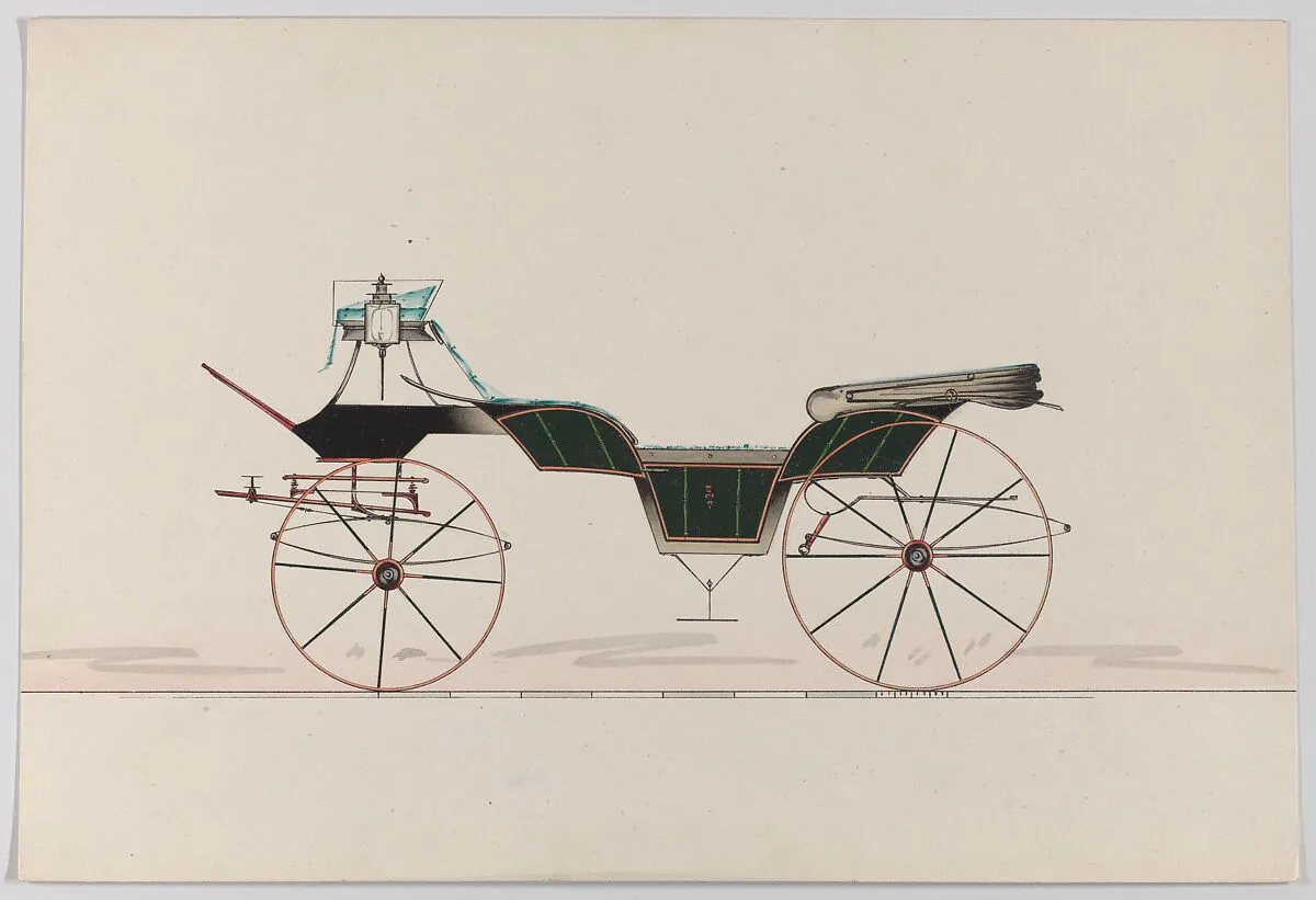 Design for Drop Center Vis-à-vis (unnumbered) — Brewster & Co.