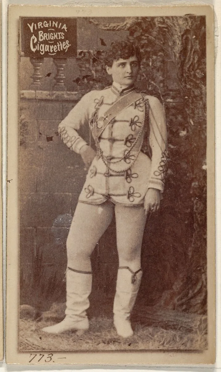 Card 773, from the Actors and Actresses series (N45, Type 2) for Virginia Brights Cigarettes — Allen & Ginter