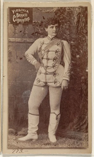 Card 773, from the Actors and Actresses series (N45, Type 2) for Virginia Brights Cigarettes
