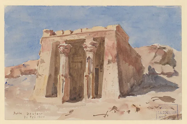 The Temple of Dendur — Frederick Arthur Bridgman