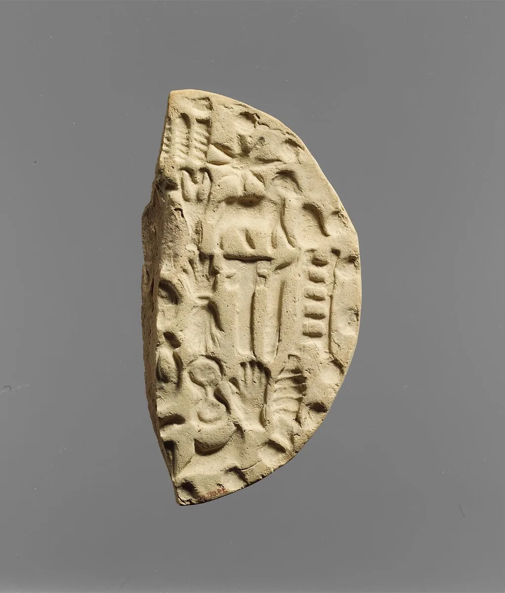 Terracotta mold fragment — Unknown