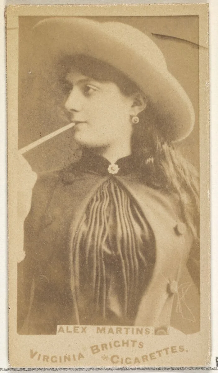 Alex Martins, from the Actors and Actresses series (N45, Type 1) for Virginia Brights Cigarettes — Allen & Ginter