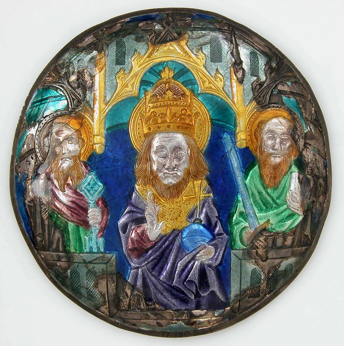 Plaque with God The Father — Unknown
