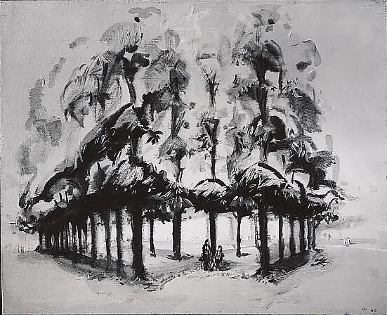 Study for Luxembourg Scene — Jean Hélion