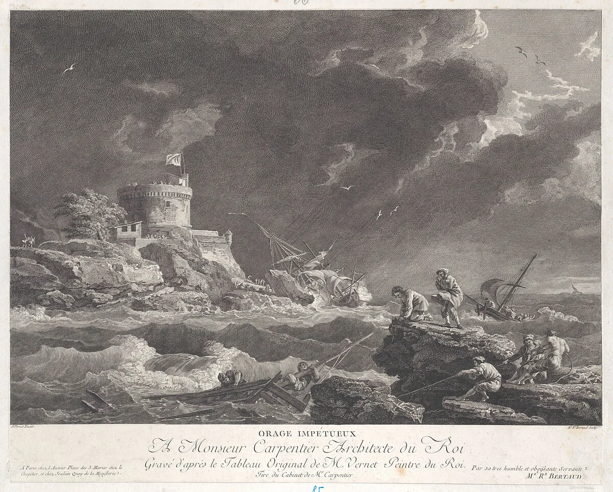 Impetuous Storm — Bertaud|Joseph Vernet