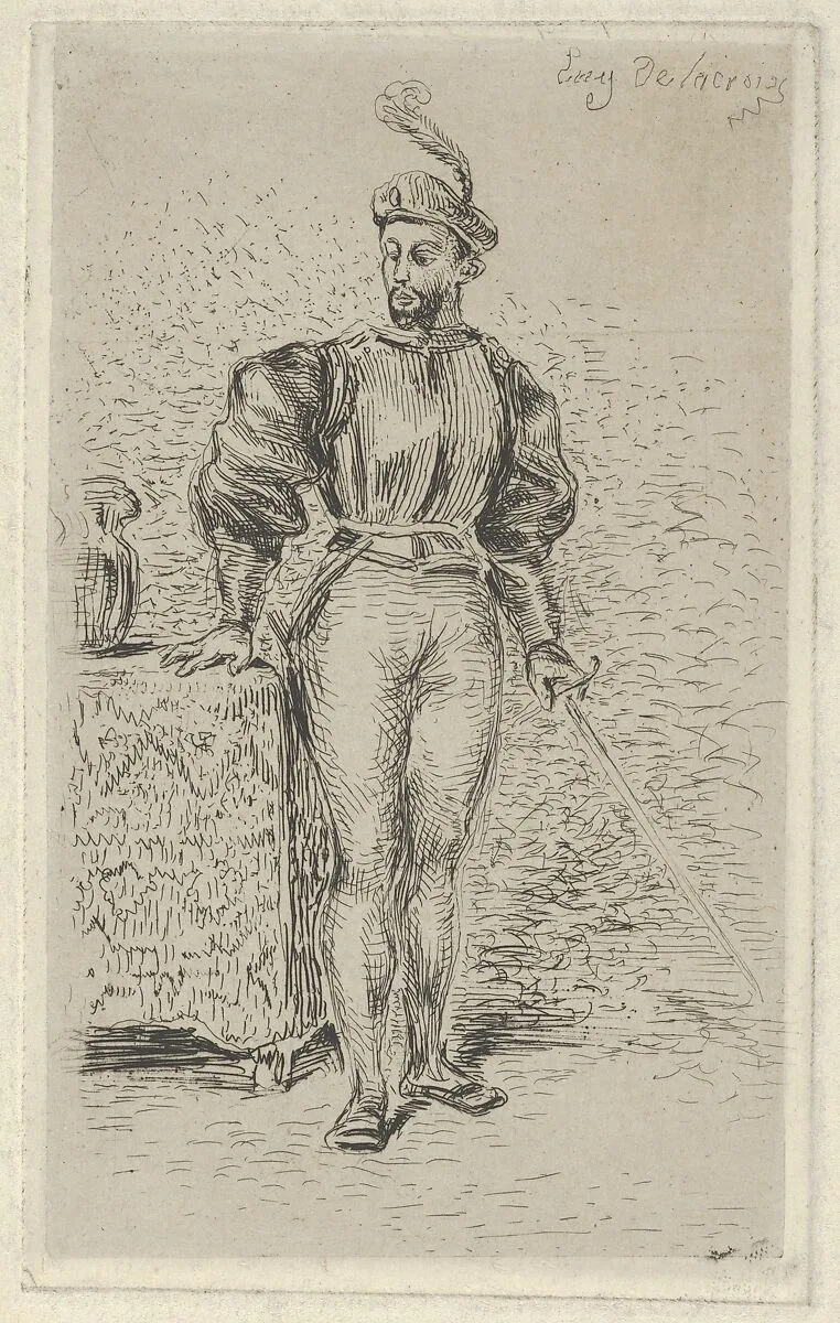 Man at Arms — Eugène Delacroix