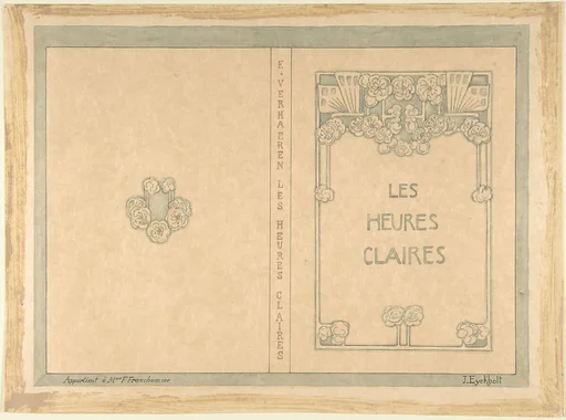 Design for "Les Heures Claires" by Emile Verhaeren