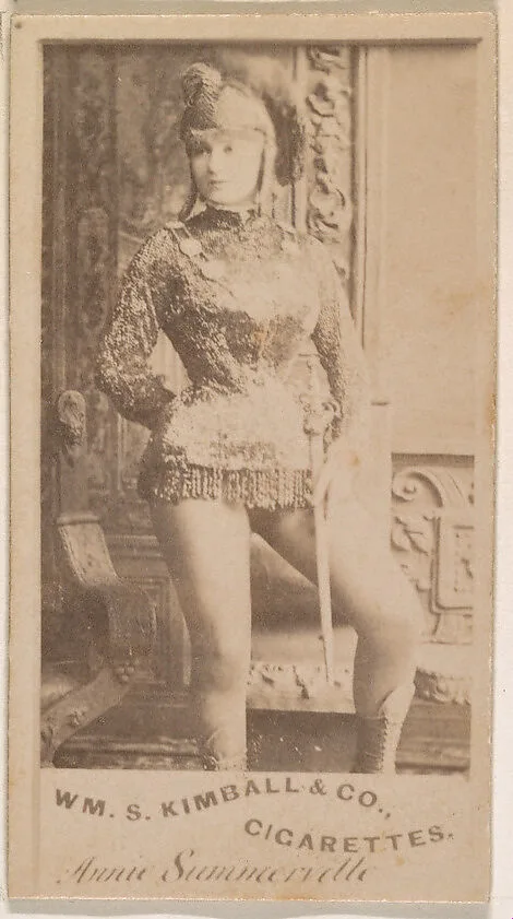 Annie Summerville, from the Actresses series (N203) issued by Wm. S. Kimball & Co. — William S. Kimball & Company