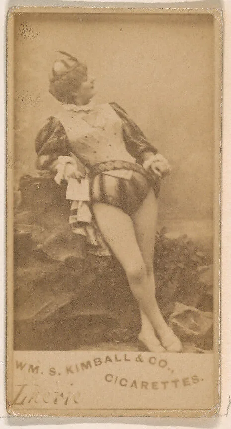 Miss Lherie, from the Actresses series (N203) issued by Wm. S. Kimball & Co. — William S. Kimball & Company