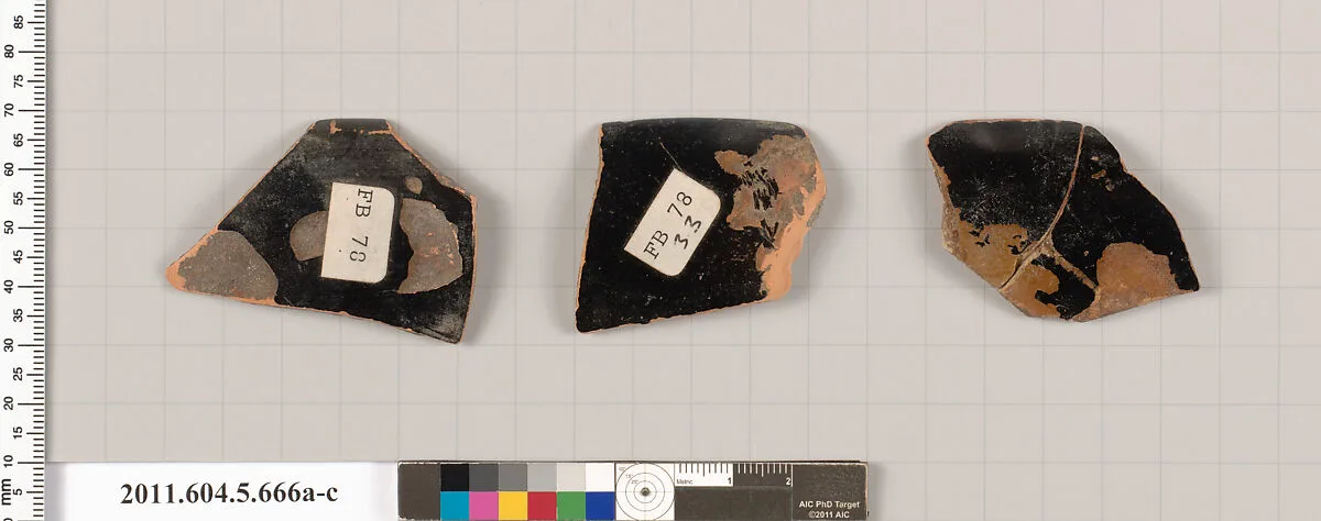 Terracotta rim fragments of kylikes (drinking cups) — Unknown