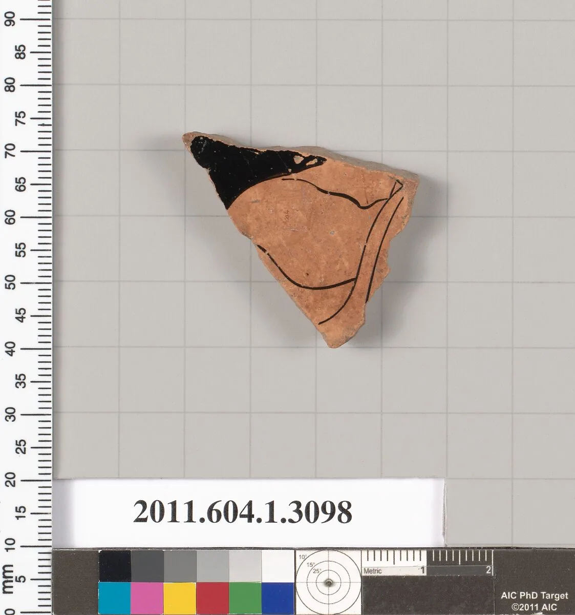 Terracotta fragment of a kylix (drinking cup) — Unknown