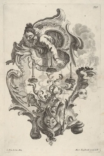 Sconce Representing Winter, from 'Wand-Leuchter die 4 Jahrseiten vorstellend'