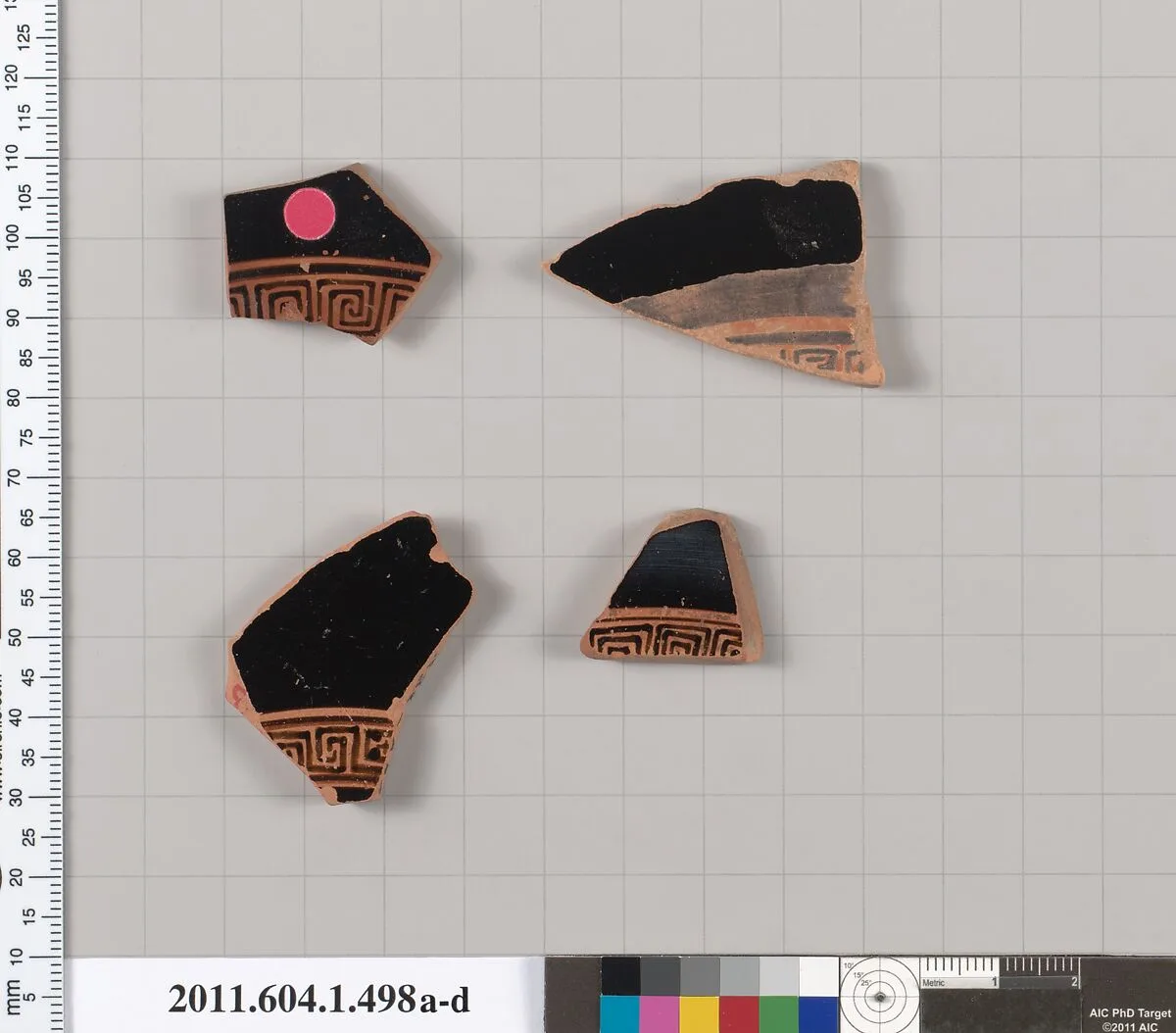 Terracotta fragments of kylikes (drinking cups) — Unknown