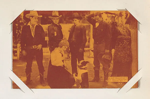 Leo Maloney from Western Stars or Scenes Exhibit Cards series (W412) — Unknown