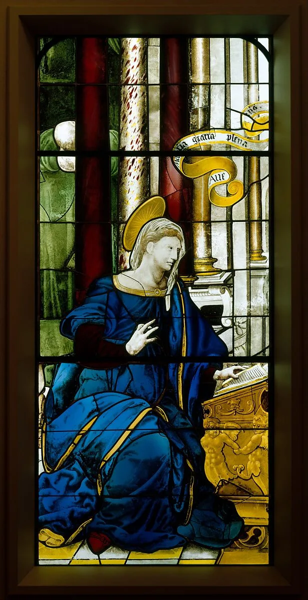 The Annunciate Virgin (one of a pair) — Unknown