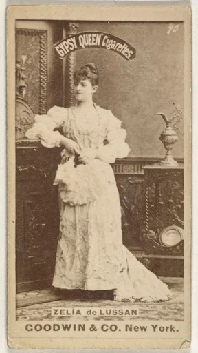Zelia de Lussan, from the Actors and Actresses series (N171) for Gypsy Queen Cigarettes