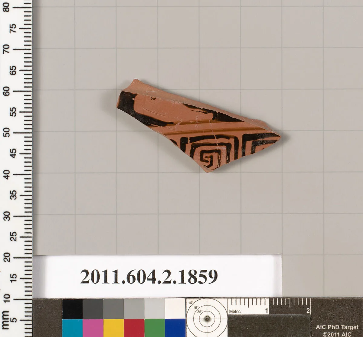 Terracotta fragment of a skyphos (deep drinking cup) — Unknown