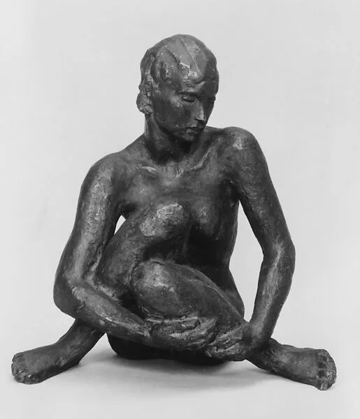 Seated statuette — Georg Kolbe|H. Noack