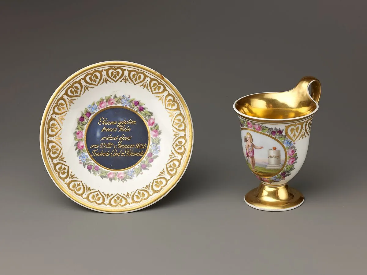 Cup and saucer — Royal Porcelain Manufactory (Königliche Porzellan-Manufaktur), Berlin