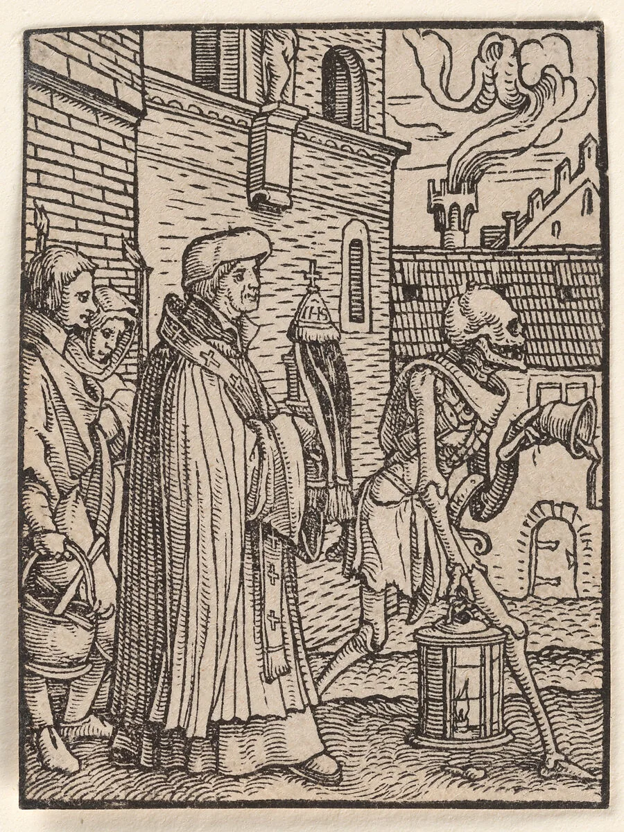 The Priest, from The Dance of Death — Hans Holbein the Younger|Hans Lützelburger