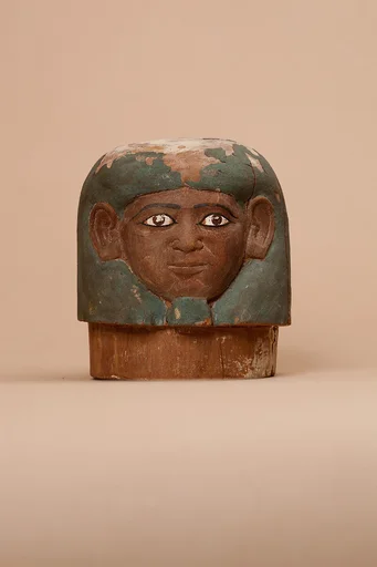 Canopic jar lid of Ukhhotep