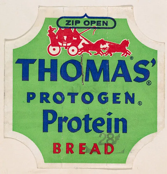Thomas' Protogen Protein Bread, from the Bread End Labels series (D290) — Thomas' Bread