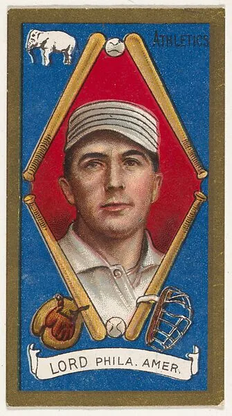 Briscoe Lord, Philadelphia, American League, from the "Baseball Series" (Gold Borders) set (T205) issued by the American Tobacco Company — American Tobacco Company