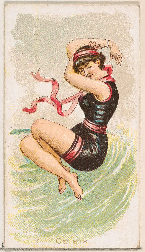 Calais, from the Fancy Bathers series (N187) issued by Wm. S. Kimball & Co. — William S. Kimball & Company