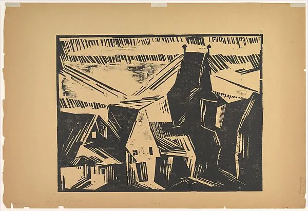 Thuringian Village — Lyonel Charles Feininger