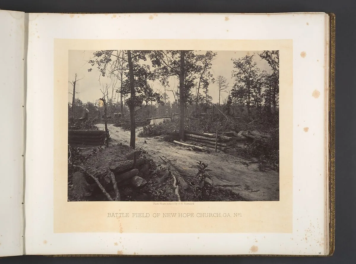 Battle Field of New Hope Church, Georgia No. 1 — George N. Barnard