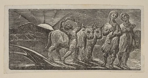 Boy Returning Joyfully, with Plough and Oxen, from Thornton's "Pastorals of Virgil"