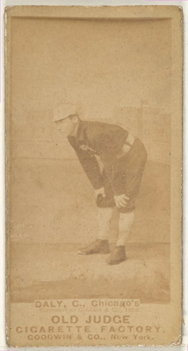 Daly, Catcher, Chicago, from the Old Judge series (N172) for Old Judge Cigarettes — Goodwin & Company