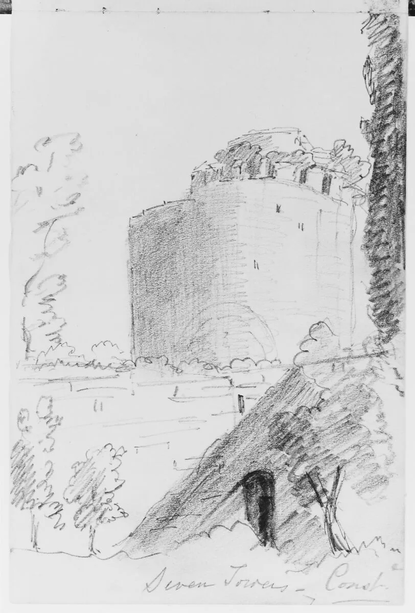 Seven Towers (from Sketchbook) — Mary Newbold Sargent