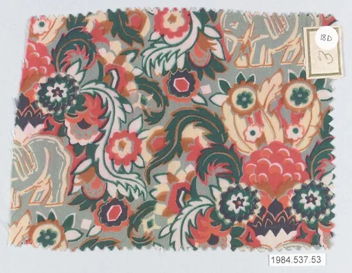 Textile sample, from the ¦Franko Prints¦ series