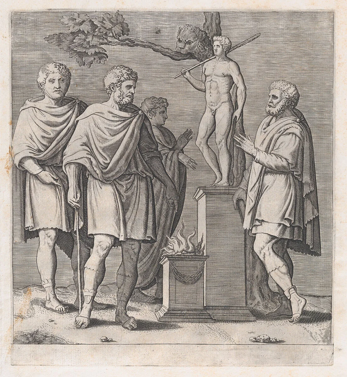 Speculum Romanae Magnificentiae: Sacrifice to Hercules — Anonymous