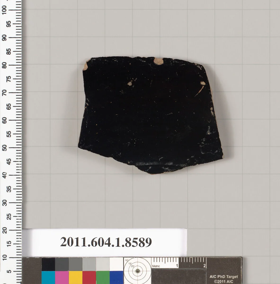 Terracotta fragment of a stemless kylix (drinking cup) — Unknown