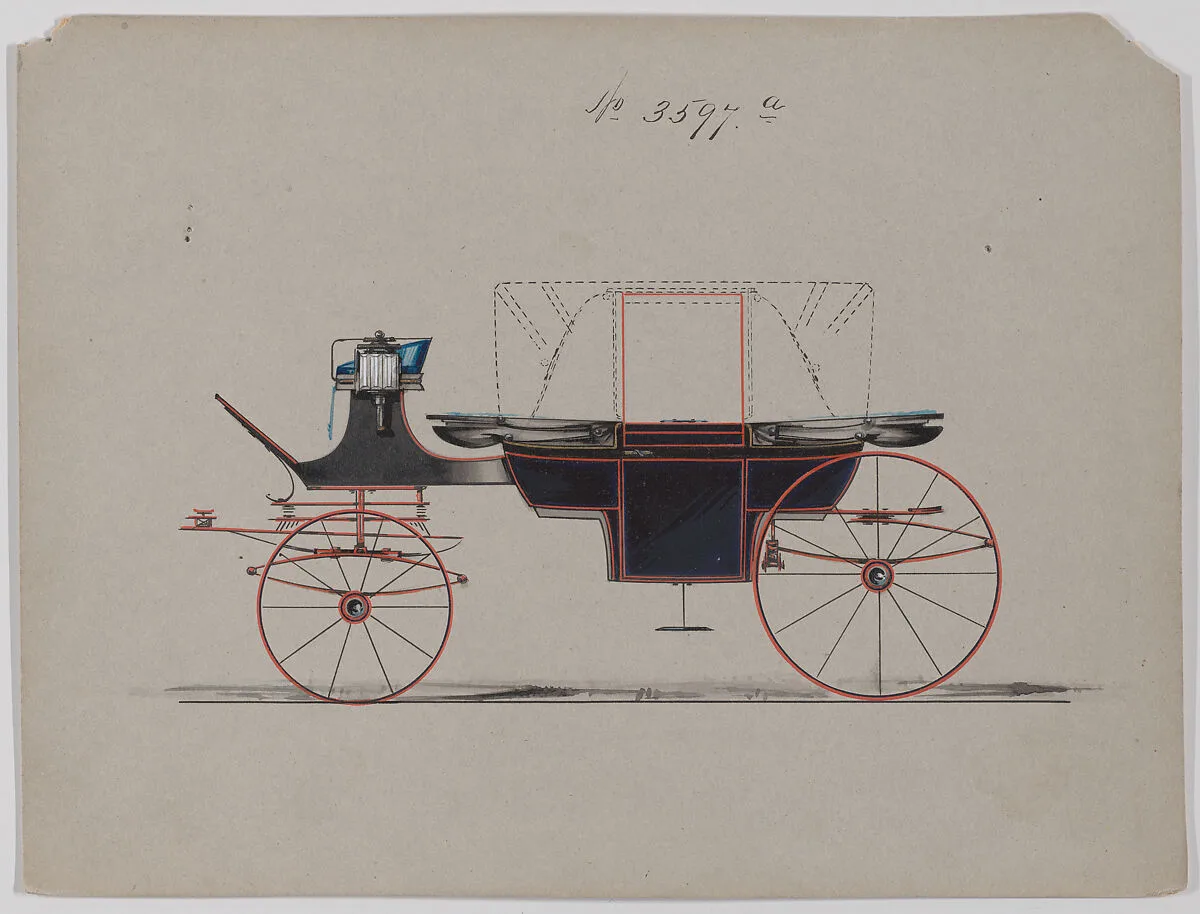 Design for Landau, No. 3597a — Brewster & Co.