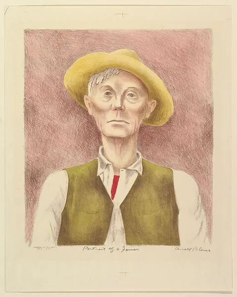 Portrait of a Farmer — Arnold A. Blanch|WPA