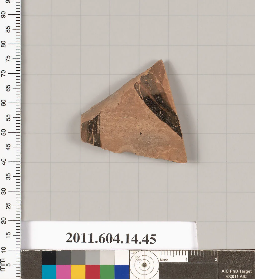 Terracotta fragment from a closed shape — Unknown